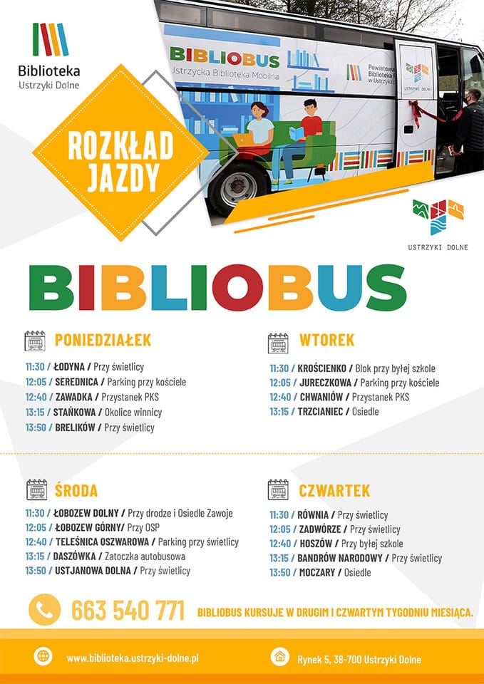 Bibliobus - Ustrzycka Biblioteka Mobilna