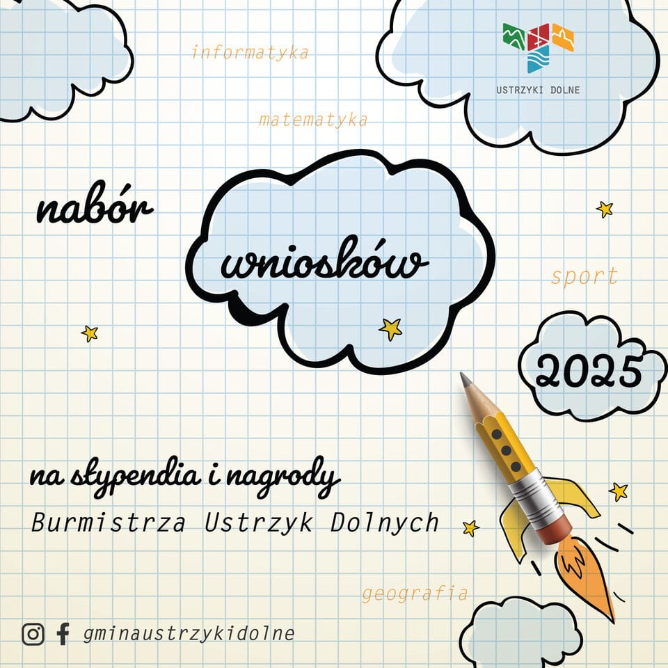 Nabór wniosków na stypendia i nagrody Burmistrza