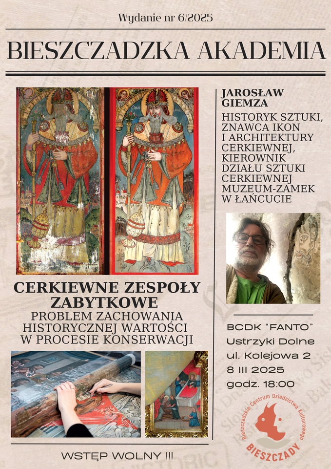 Bieszczadzka Akademia - wykład Jarosława Giemzy