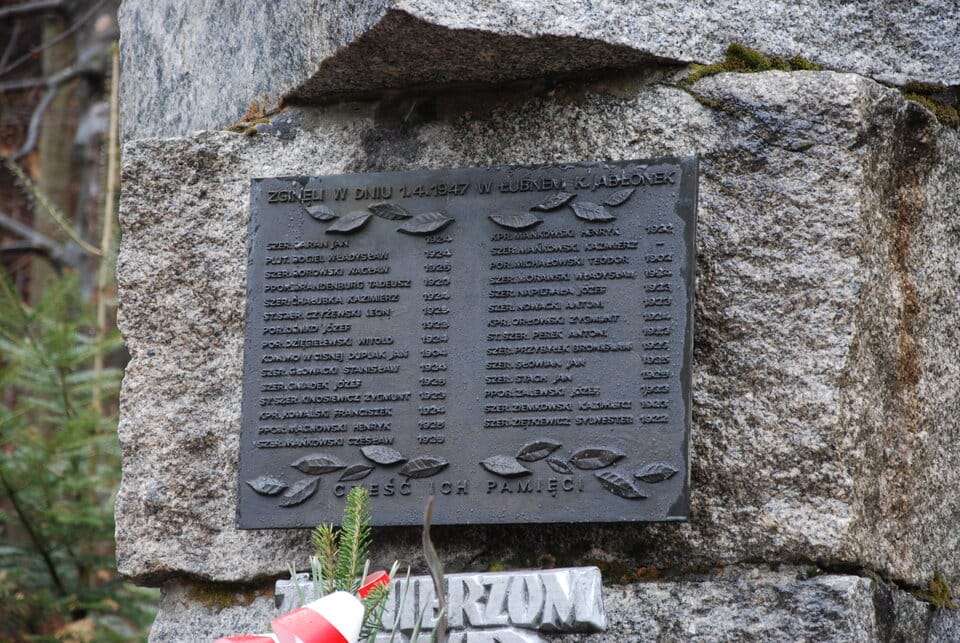 Rocznica zasadzki pod Łubnem