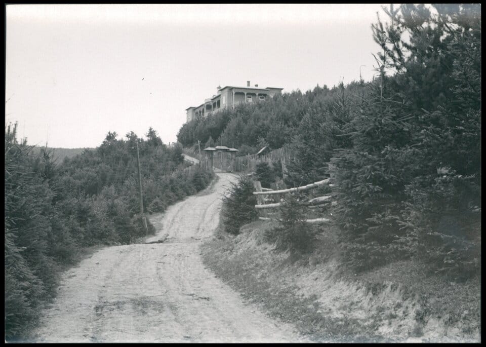 Na starej fotografii - Klasztor w Komańczy
