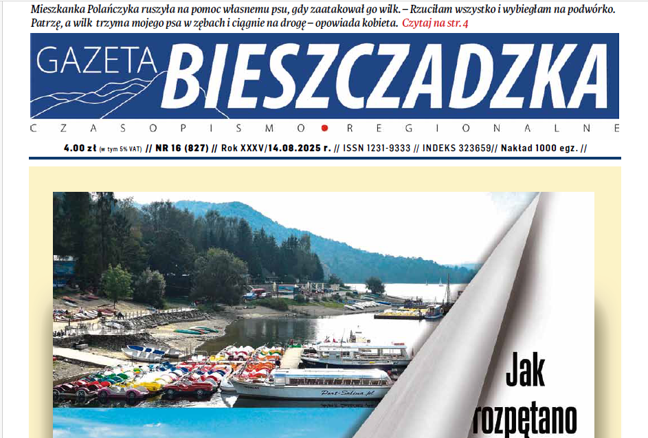 Najnowszy numer "Gazety Bieszczadzkiej"