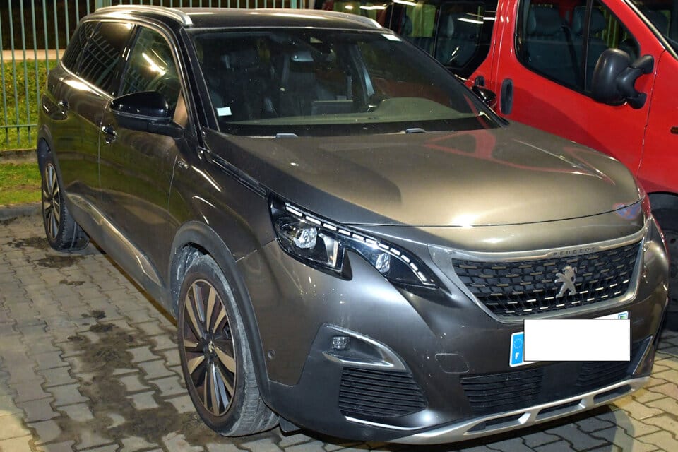Straż graniczna odzyskała skradzione auto