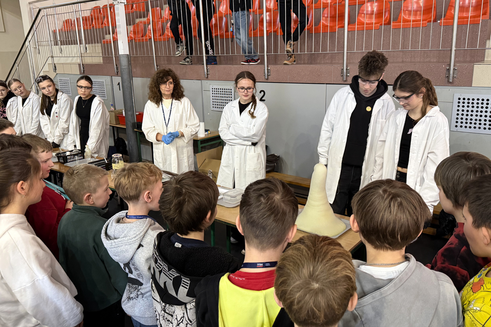 Pokazy Nauki w Szkole Podstawowej Nr 1 w Ustrzykach Dolnych