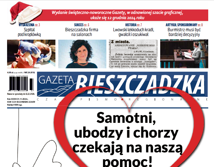 Przedostatni numer "Gazety Bieszczadzkiej" w 2024 roku