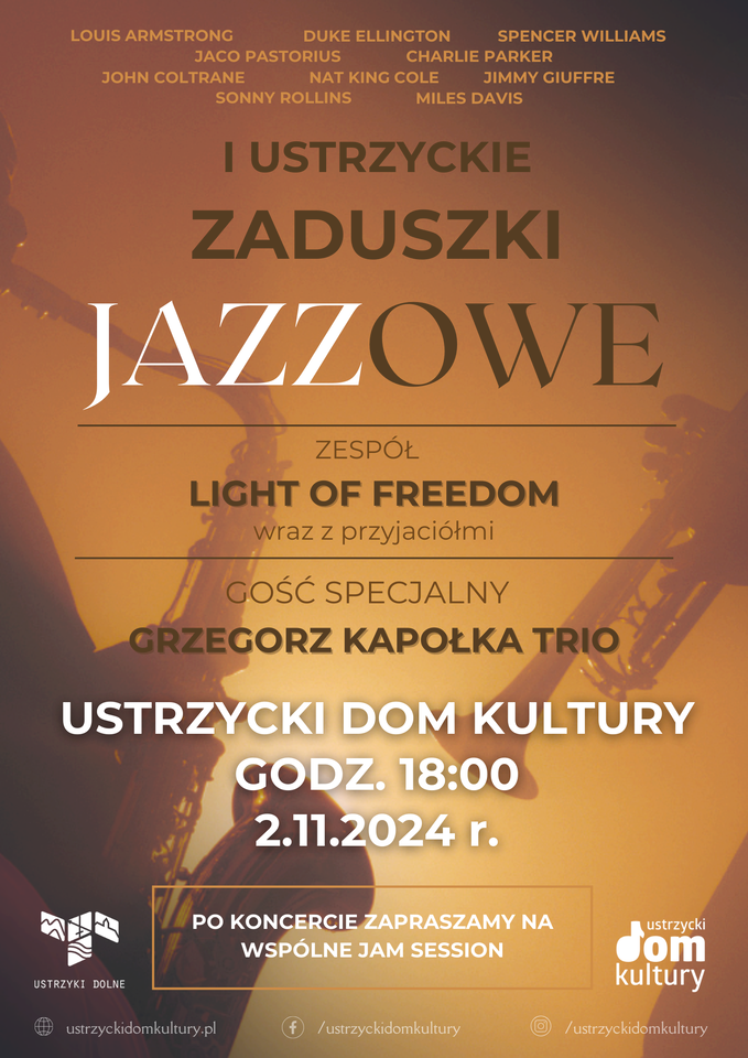 Ustrzyckie Zaduszki Jazzowe po raz pierwszy