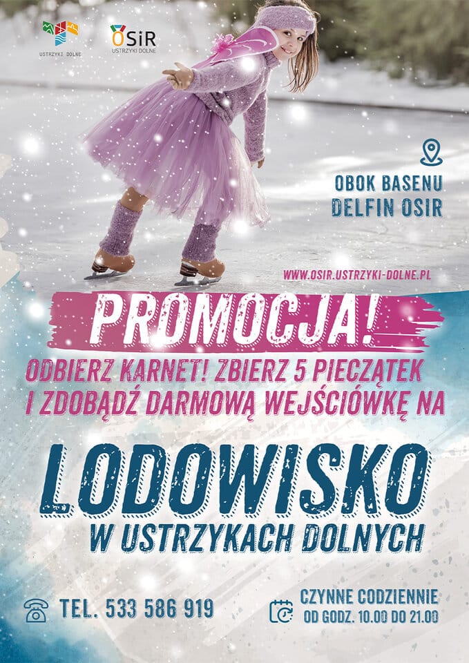 Lodowisko w Ustrzykach Dolnych