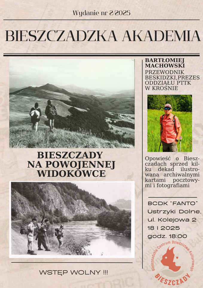Bieszczady na powojennej widokówce
