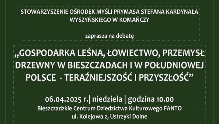 Debata o gospodarce leśnej, przemyśle drzewnym i łowiectwie