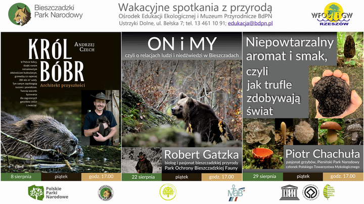 Wakacyjne spotkania z przyrodą (22 i 29 sierpnia)