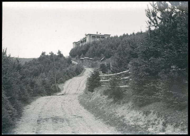 Na starej fotografii - Klasztor w Komańczy