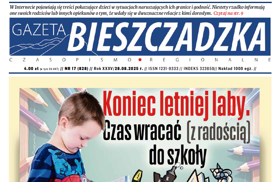 Numer 17. "Gazety Bieszczadzkiej" już w sprzedaży!
